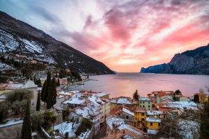 Torbole sul Garda in inverno.